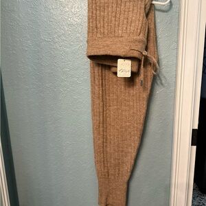 Free People Tan Joggers